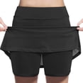 thumbnail image 2 of Bovxnpu Girls Skirt Sports Girls Skorts Tennis Skirts Golf Skirts with Shorts Girl's Active Running Skort Skirt Girl Summer Outfit, 2 of 7