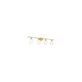 thumbnail image 4 of Gene 4 light Brass and Frosted white glass Wall sconce, 4 of 4