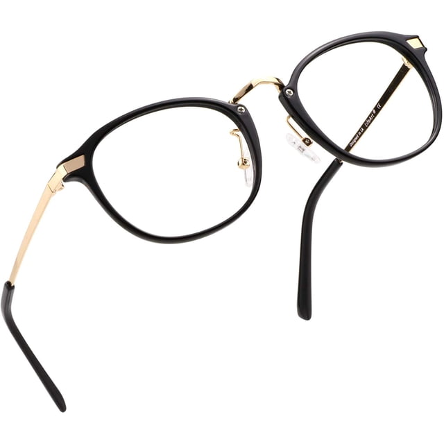 LifeArt Blue Light Blocking Computer Reading Glasses with Transparent Lens for Women/Men
