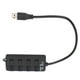 thumbnail image 2 of Suministros electrónicos, concentrador USB de 4 puertos de alta velocidad, puerto USB, concentrador de EE. UU., confiabilidad excepcional, 2 of 8
