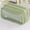 Green, variant on Pencil Pouch with Compartments,Large Capacity Detachable Marker Organizer,Pen Pencil Case,Make up Case,8.46×4.92×3.34In(Beige)