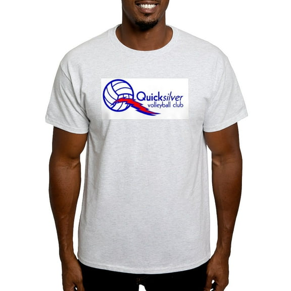 CafePress - Quicksilver Volleyball Club Blue And Red T Shirt - Men's Classic Graphic T-Shirt