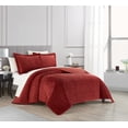thumbnail image 2 of NY&C Home Wafa 7-Piece Geometric Quilt Set, Queen, Brick, 2 of 2