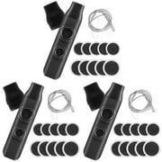 Double Hole Kazoo Set of 3 Musical Instrument Instruments Dropshipping Child Student Abs Tritan