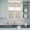 Brown, variant on 3 Piece Kitchen Curtains and Valances Set Teal Flowers Cafe Curtains 36 Inch Length Vintage Ethnic Tribe Country Farmhouse Valance & Tier Curtain for Living Room Bedroom Window 54"x18" 27"x36"*2
