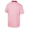 thumbnail image 3 of Men's Colosseum White Indiana Hoosiers Print Stripe Polo, 3 of 3