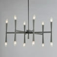 thumbnail image 4 of 24626BK Maxim Lighting Rome - 12 Light Chandelier-Black Finish, 4 of 4