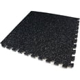 thumbnail image 4 of FlooringInc 3/8" Impact Rubber Gym Flooring Tiles, 64 sqft, Grey, 4 of 10