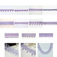 thumbnail image 2 of 5/8" 0.75" 1" 1.25" 2' 2.5" 3" Lilac Venice Lace Embroidered Bridal Gown by Yard (UB023 1"), 2 of 2