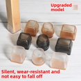 thumbnail image 4 of Venta al por mayor de fundas de silicona antideslizantes para patas de silla, gruesas y resistentes al desgaste, para muebles de oficina y hogar, 4 of 5