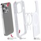 thumbnail image 3 of Funda Ghostek Covert para iPhone 14 PRO MAX Transparente MagSafe, 3 of 8