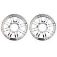 thumbnail image 5 of ALLTIMES 2PCS Speaker Trim Cover Grill for Harley for Electra Glide for Trike 96-13, ABS Gloss Chrome, 5 of 6