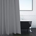 thumbnail image 5 of Juego de una sola pieza (gris claro, 180 x 180 cm) Juego de cortinas de ducha sin perforaciones Lona para baño de hotel Cortina de baño engrosada Cortina divisoria para baño, molde para cortina de duc, 5 of 5