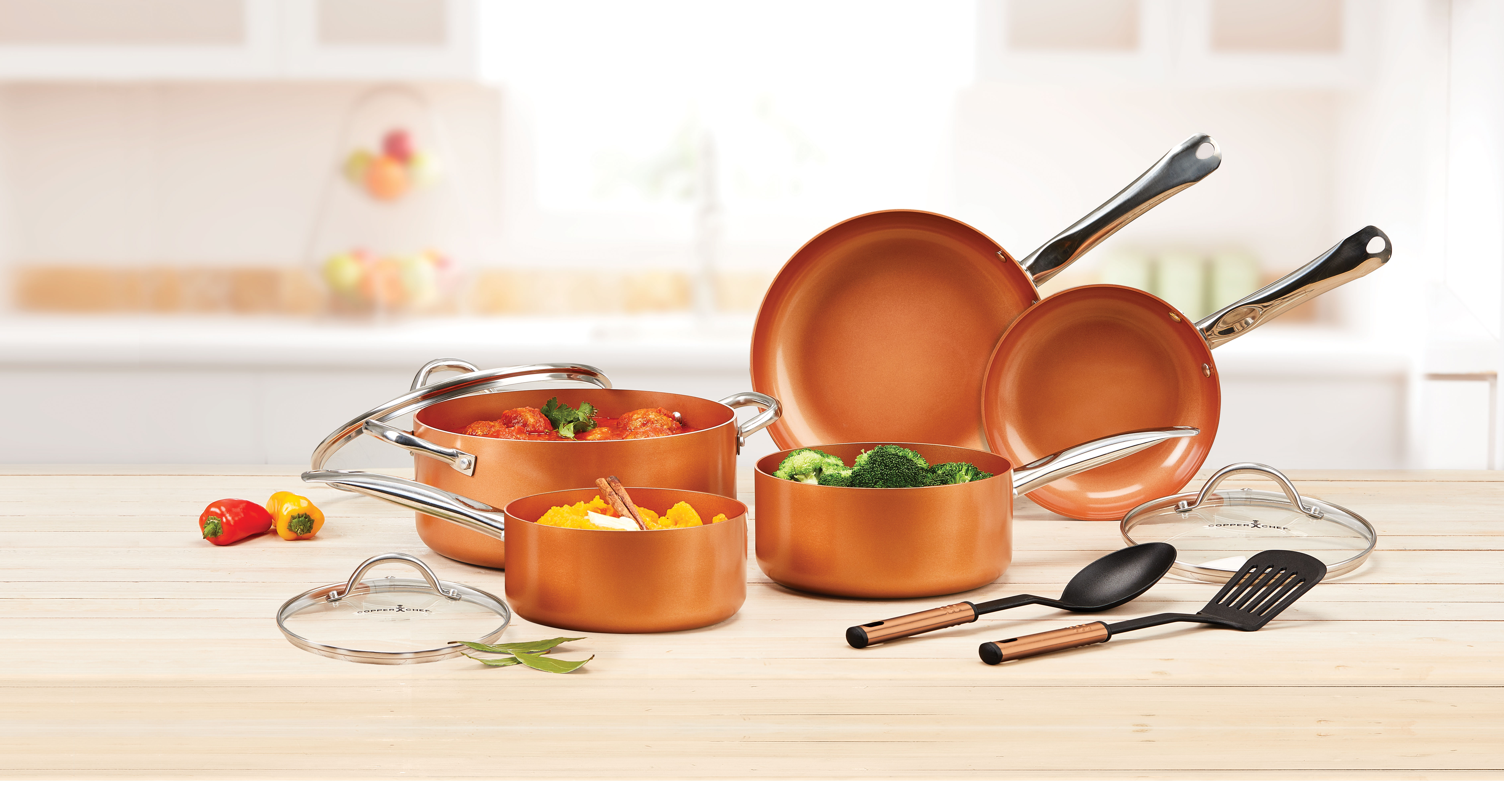 Copper Chef 10 Piece Nonstick Pan Set, with CeramiTech - image 4 of 5
