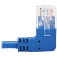 thumbnail image 4 of Tripp Lite 3ft RJ-45 Cat6 Right Angled UTP Slim Molded Cable Blue N204S03BLRA, 4 of 5