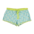 thumbnail image 1 of Lounge Affair Womens Paisley Pajama Shorts, turquoise, M, 1 of 2