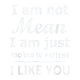 thumbnail image 2 of Men's Black Crew Neck Short Sleeve T-Shirt 100% Cotton with "i am Not Mean i am Just Too old to Pretend i Like You" Print Menswear Top, 2 of 7