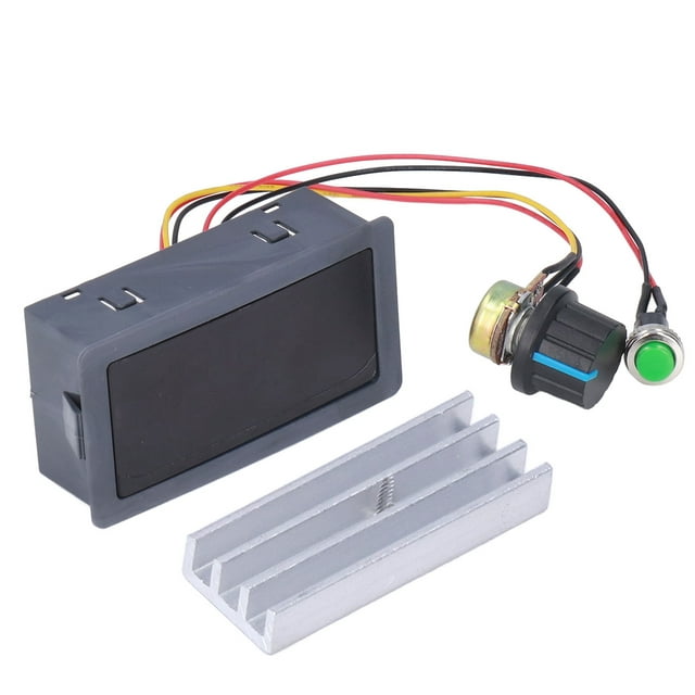 DC Motor Speed Controller PWM Pantalla Digital Interruptor de Control de Velocidad Continua con 0.56in LED