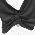 thumbnail image 6 of Aihuaihua Side Armhole Tank Tops for Women, Workout Sport Athletic Yoga Running Gym Loose Crop Sleeveless Shirts Dark Gray L, 6 of 7