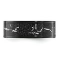 thumbnail image 3 of Auriga Fine Jewelry Stainless Steel Polished Black IP-plated Black and Silver Foil Inlay 8mm Band Size 7.5, 3 of 7
