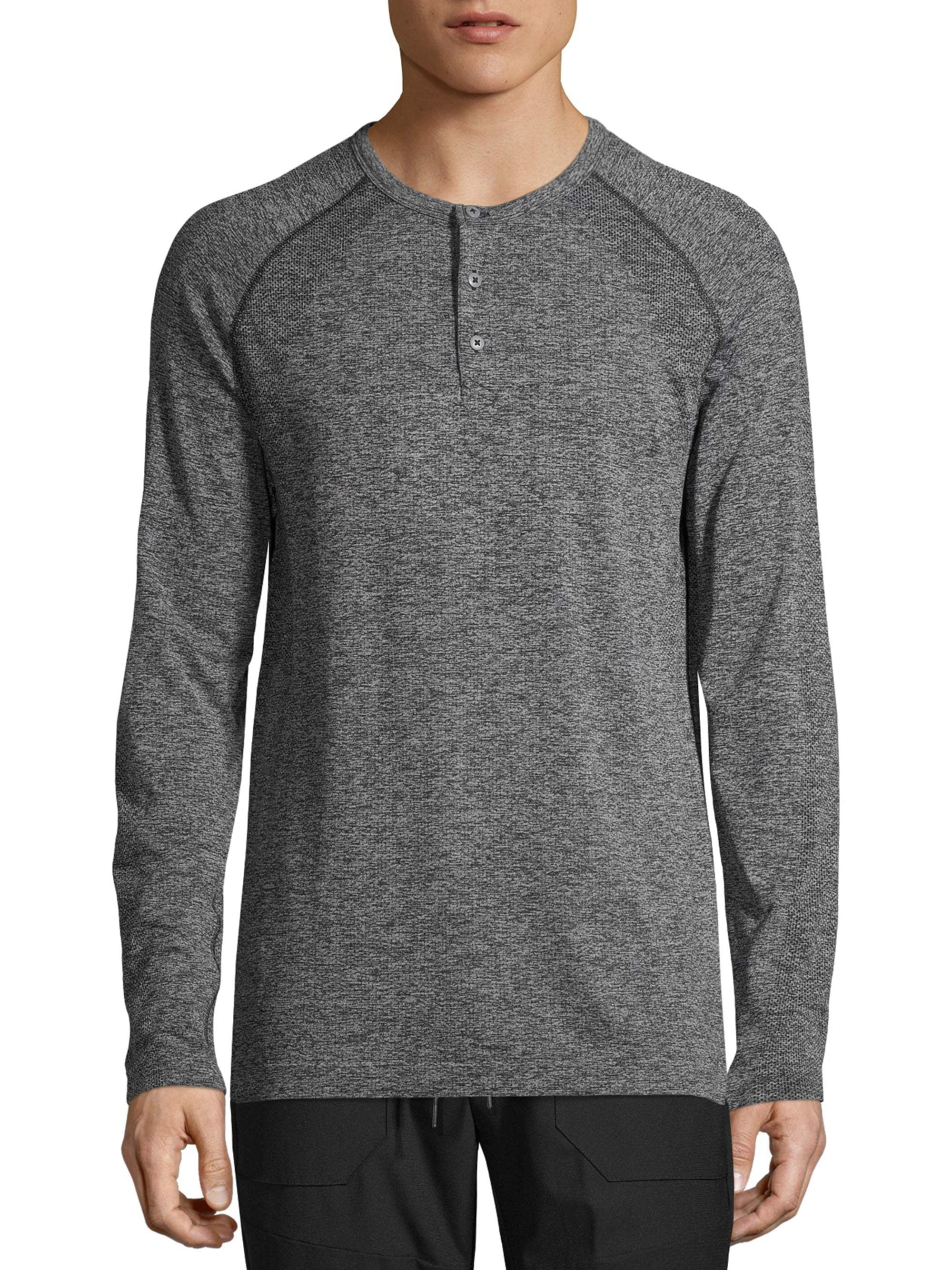 Russell Men's and Big Men's Active Henley Shirt, up to 2XL