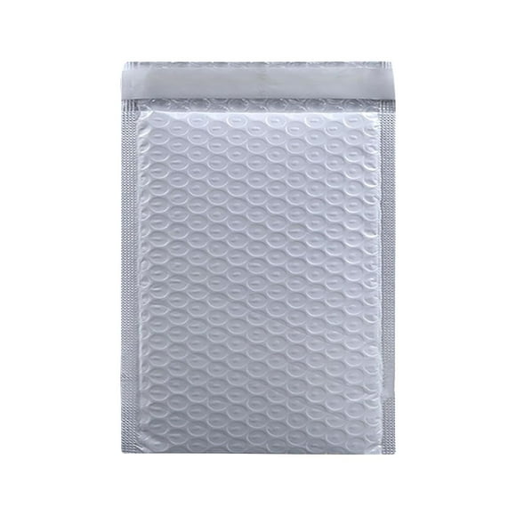 Xihbxyly Sobres Acolchados Blancos, Sobres de Burbujas Protectores, Cierre Autoadhesivo, Solución de Envío Ligera, Embalaje Reciclable, Aptos para Joyería, Electrónica y Documentos (Paquete de 1)