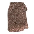 thumbnail image 1 of Ladies Point Skirt High Waist Tight-Fitting Wave Tie Side Slit Skirt, 1 of 7