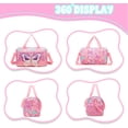 thumbnail image 6 of Kids Luggage Sets Suitcases with Wheels for Girls 3 Piece Pink Suitcase Set with Duffle Bag for Airplane, 6 of 7