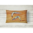 thumbnail image 2 of Carolines Treasures 8145PW1216 Shrimp Canvas Fabric Decorative Pillow, 12H x16W, multicolor, 2 of 3