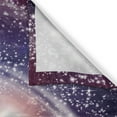 thumbnail image 3 of Ambesonne Universe Kitchen Curtains, Nebula Planet Cosmic, 55"x39", Navy Blue White Coral, 3 of 3