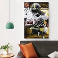 thumbnail image 4 of Najee Harris Canvas Poster Poster Decorative Painting Canvas Wall Art Living Room Posters Bedroom Painting 12x18inch(30x45cm), 4 of 6