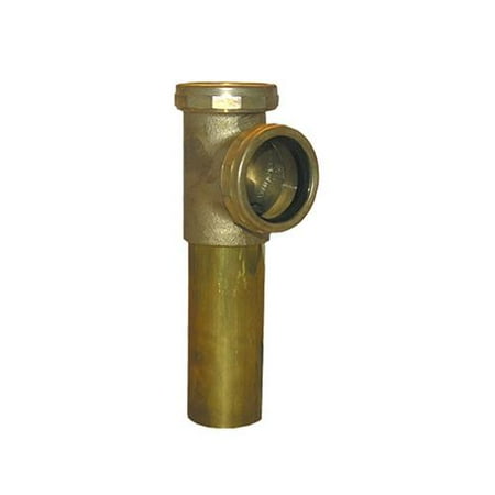 Slip Joint Tee (Larsen Supply 03-4021 Pipe Fitting, Kitchen Drain End Outlet Tee & Tailpiece, Slip Joint, Chrome-Plated Bra - Quantity)