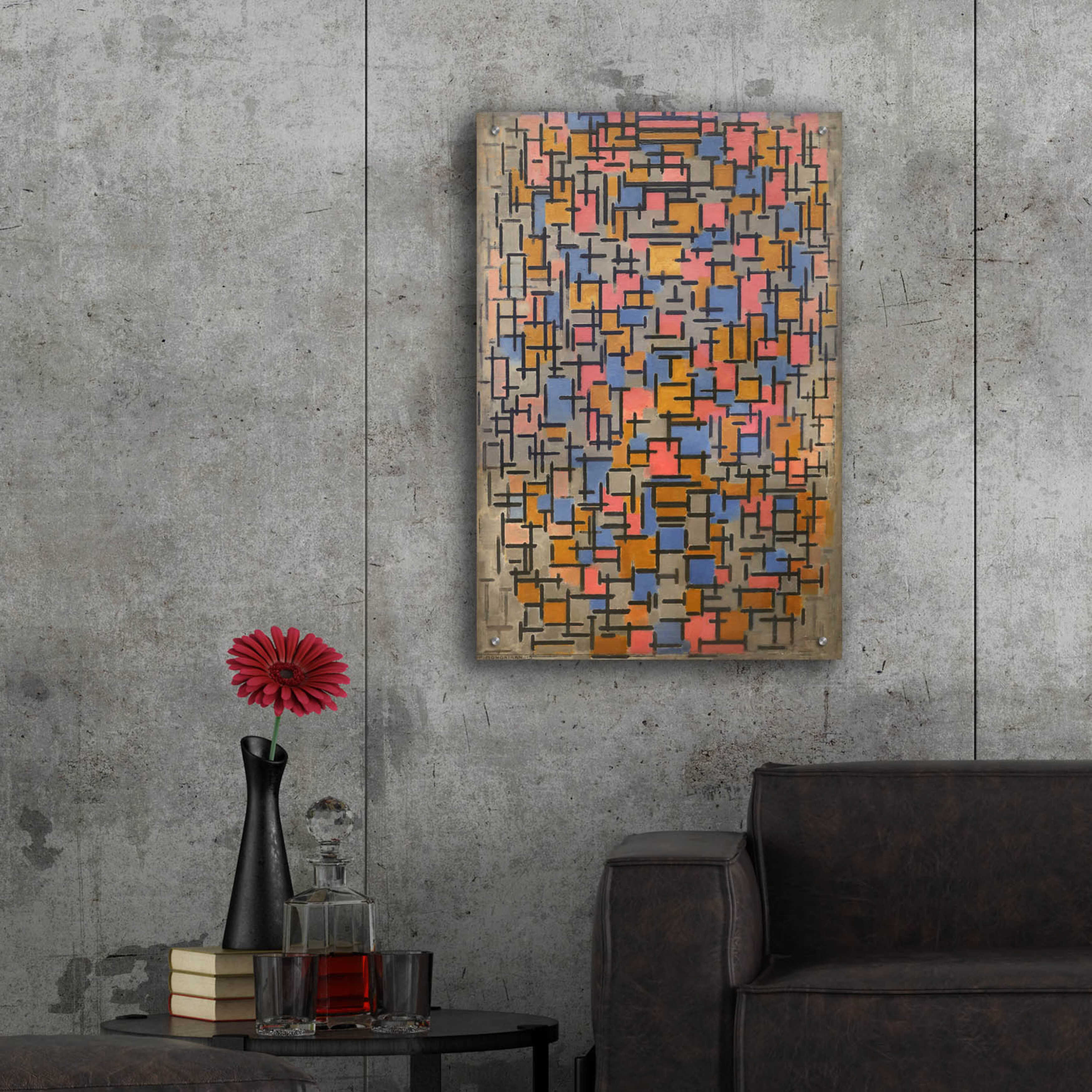 Epic Art 'Composizione, 1916' by Piet Mondrian, Acrylic Glass Wall
