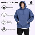 thumbnail image 5 of SOCKS'NBULK Mens Wholesale Hoodie Sweatshirts, Cotton Blend, Bulk Adults Hoodies Sweatshirt, 5 of 7