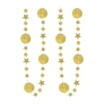 thumbnail image 2 of Guirnalda de Papel Brillo Estrella Colcomx para Decoraciones de Fiesta 13 Pies Dorado, 2 of 8