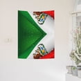 thumbnail image 6 of Tapestry Mexican Flag Independence Day Art Print Mural For Bedroom Living Room Home - 29" X 37", 6 of 6