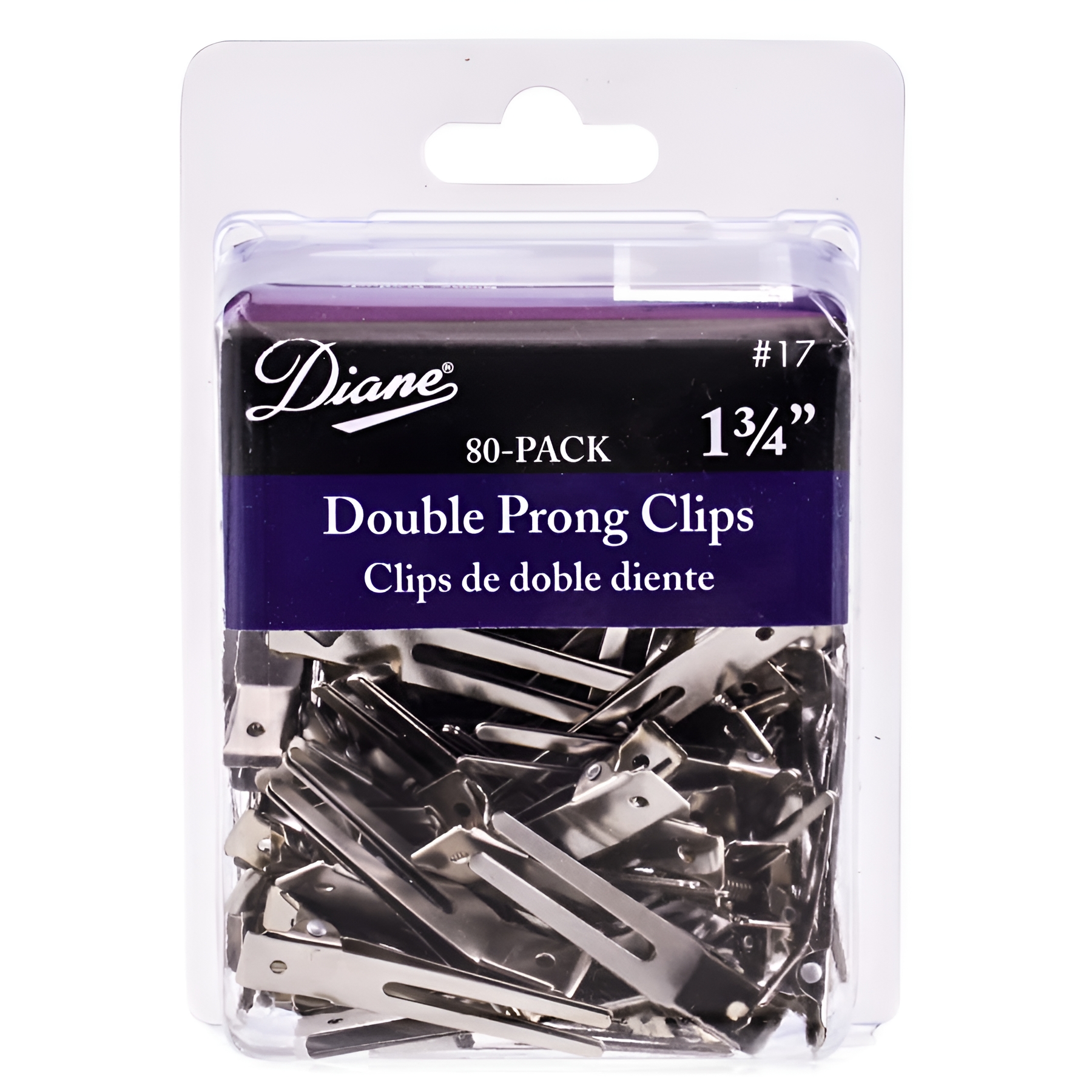 Diane Double Prong Clips 80 Clips