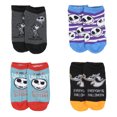 thumbnail image 4 of Nightmare Before Christmas Boys Jack Skellington Zero Oogie Boogie Ankle Socks 8 PK, 4 of 5