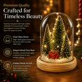 thumbnail image 3 of Luminous Mini Christmas Tree Ornament, Festive Light-Up Tabletop Decoration for Mantel, Shelf, Window, Office Desk, Party Display and Cozy Home Decor, 3 of 8