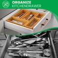 thumbnail image 4 of Juego organizador de cajones Bayting Bamboo con bandejas de almacenamiento de 5 piezas, 4 of 6