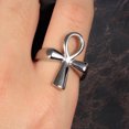 thumbnail image 6 of Hollow Cross Ring, 6 of 6