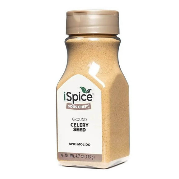 iSpice | Celery Seed Ground | 4.7 oz | Gourmet Spice | Kosher | Culinary Delight