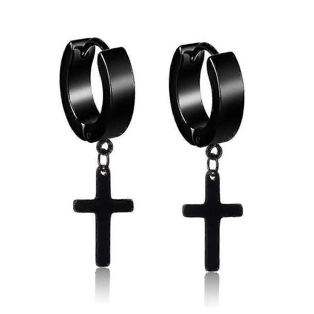 10 pares de aros con bisagras colgantes de acero inoxidable para hombres y mujeres, aretes con forma de bola de circonita cúbica, aros con túnel de calibre, aros para la oreja, estilo A, 1 par, estilo