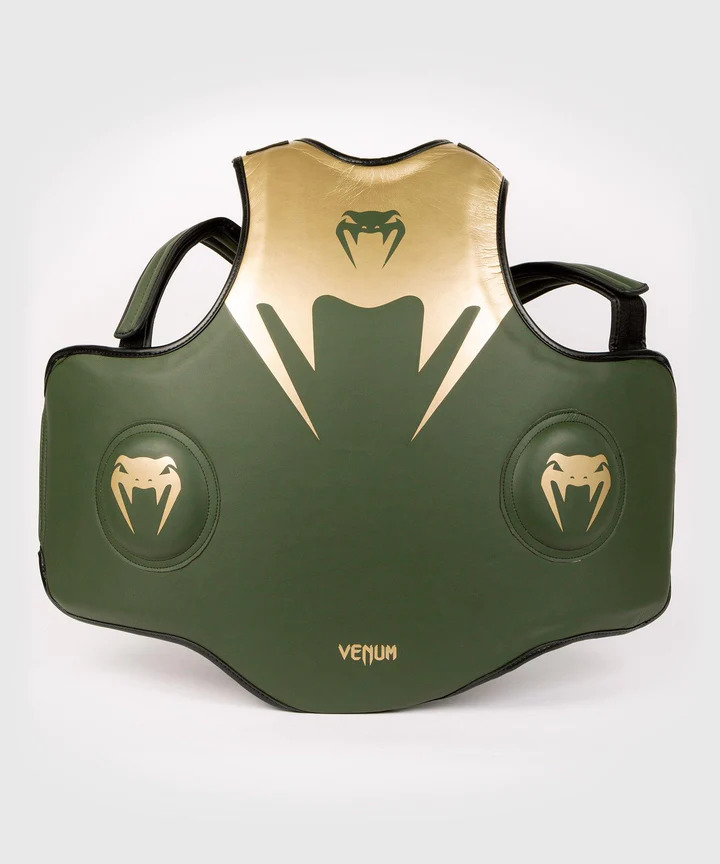 Venum Pro Boxing Body Protector Khaki/Gold