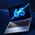 thumbnail image 4 of 15.6 Inch Laptop For  10, 8GB , 128GB SSD, 6 Core 12 Threads, Celeron I7 9th Processor, Backlit Keyboard With Numeric Keypad, Fingerprint Unlock, 8000mAh, Silver, 4 of 8