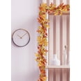 thumbnail image 3 of Serene Spaces Living Fall Colors Maple Leaf Garland, Measures 60" Long, 3 of 5