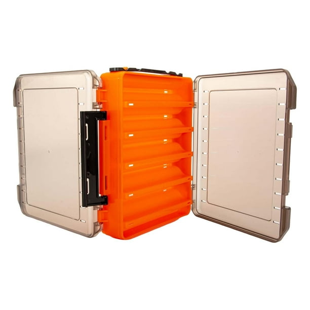 Colaxi Tackle Box Organizer Box Individual Compartments Organizer Container Tackle Storage Box Orange 20.5x17x5cm Other Multi