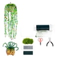 thumbnail image 3 of 3D Beaded Green Plant DIY Kit, Beads Small Craft Supply Pack without Pot, 3D DIY Bead Kit with Beading Thread and Storage Case for Tabletop Home Decor, 3 of 7