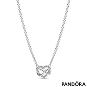 Pandora Sparkling Infinity Heart Collier Necklace