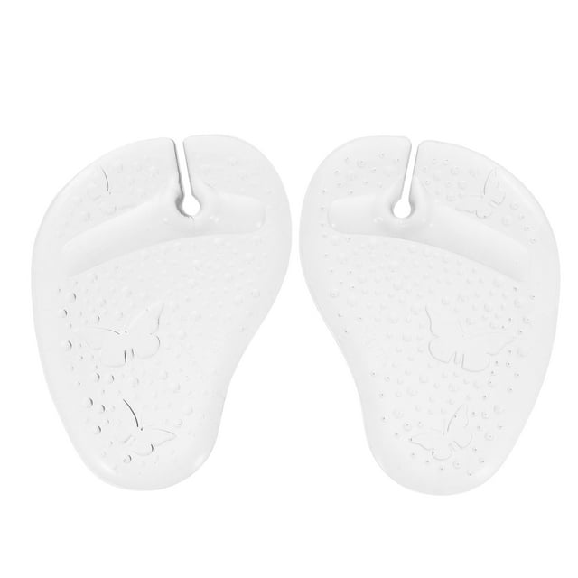Almohadillas de gel para chanclas, almohadillas para el antepié, pegatinas con clip y almohadillas transparentes (transparentes)